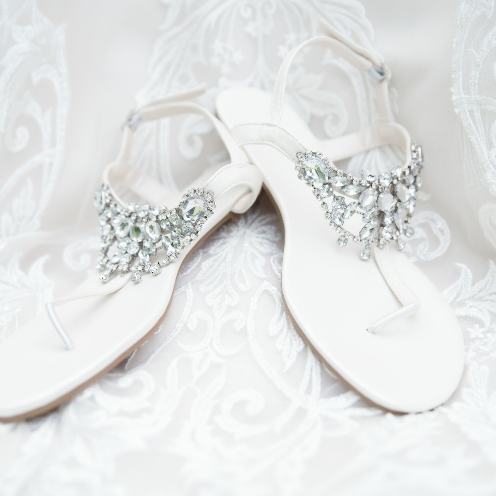 David's Bridal sandals